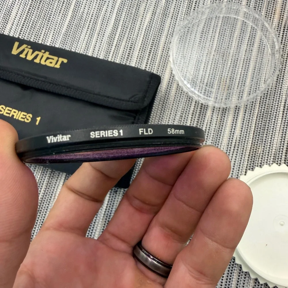 Vivitar Series 1 58mm Lens Filter Set 10X Macro Close-Up +1 +2 +4 FLD with Case